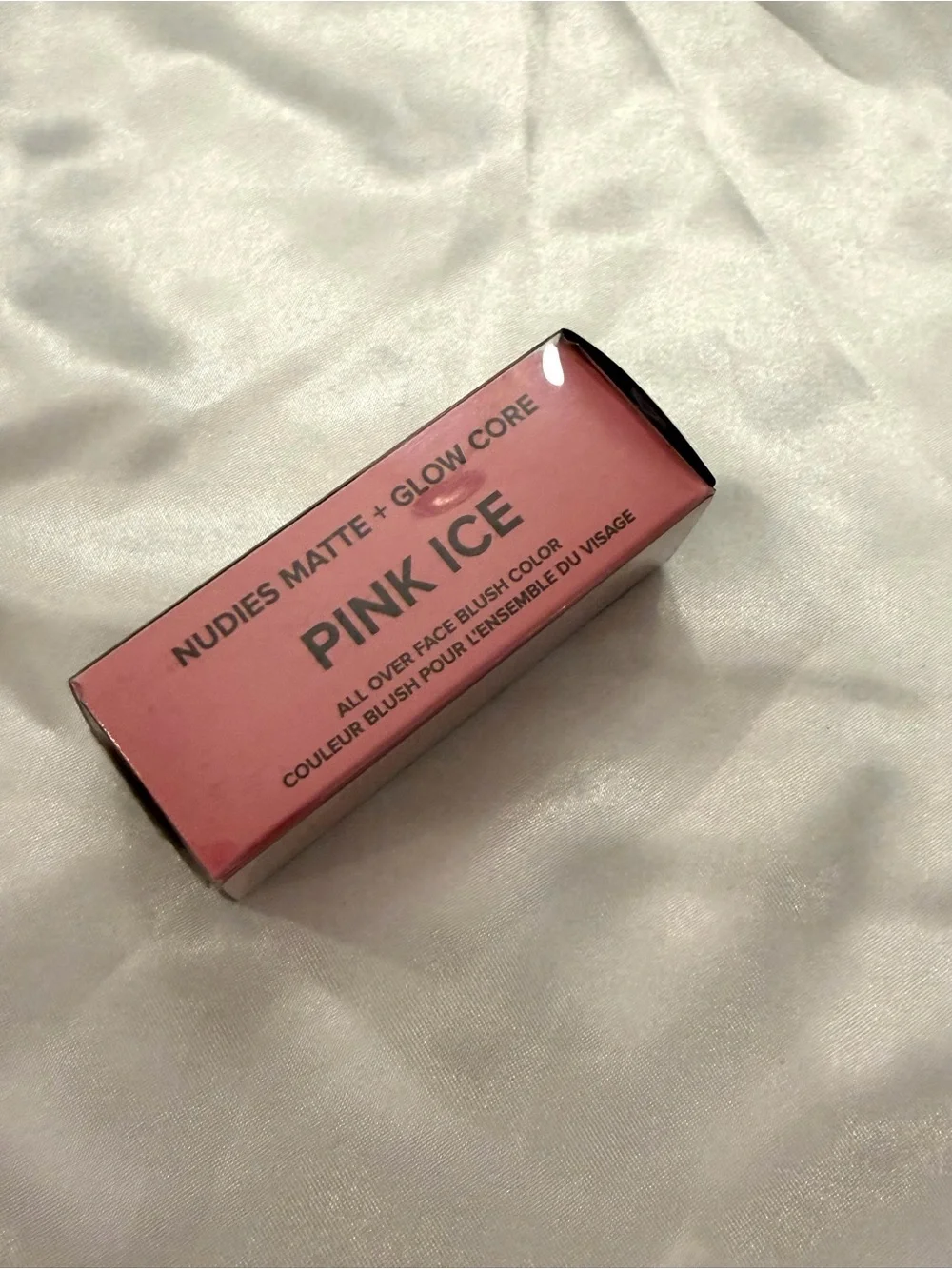 Nudestix Nudies Matte + Glow Core All Over Face Blush Pink Ice NEW